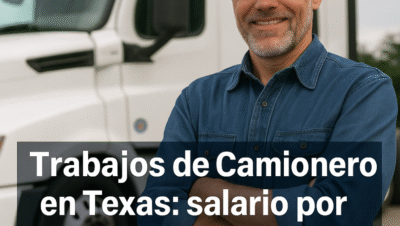 Trabajos de Camionero en Texas: salario por hora, requisitos CDL y dónde aplicar