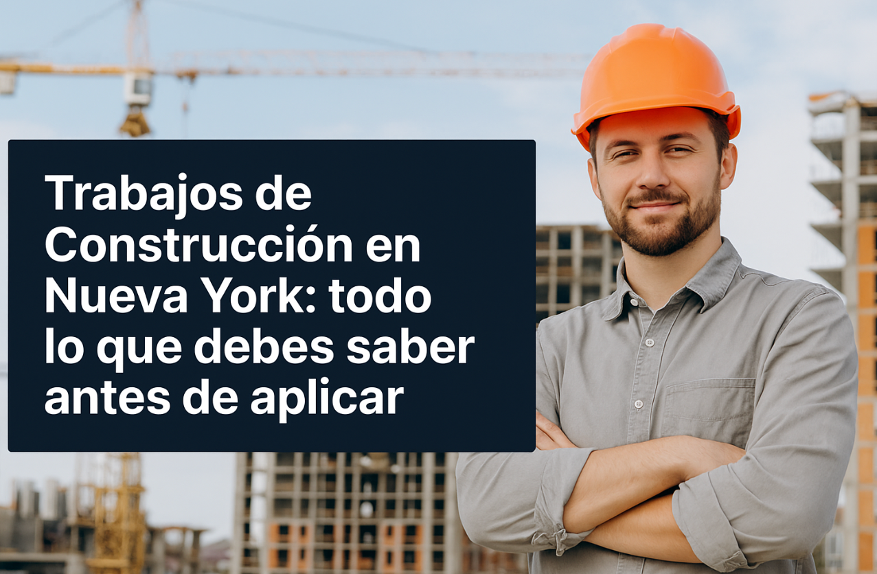 Trabajos de Construcción en Nueva York: todo lo que debes saber antes de aplicar