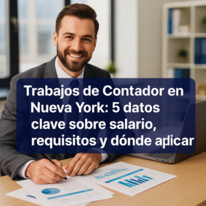 Trabajos de Contador en Nueva York: 5 datos clave sobre salario, requisitos y dónde aplicar